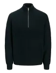 Jack & Jones - Jprwinter Knit Half Zip Styd Aw24 - Poolpika lukuga džemprid - L