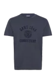 Gant - Tonal Print Ss Tshirt - L&uuml;hikeste varrukatega - S