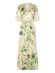 Vila - Vimolina V-Neck 2/4 Ankle Dress/Dc/R - Maksikleidid - 36