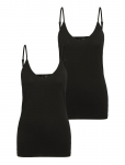 Vero Moda - Vmmaxi My Soft V Singlet Jrs 2-Pack - Varrukateta - XL