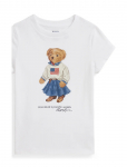 Ralph Lauren Kids - Polo Bear Cotton Jersey Tee - L&uuml;hikeste varrukatega - 6 X