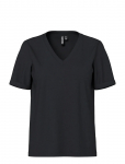 Pieces - Pcria Ss V-Neck Solid Tee Jrs Noos Bc - L&uuml;hikeste varrukatega - S