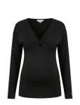 Cache Coeur - Maternity And Nursing Long Sleeves T-Shirt Louna - Pikkade varrukatega - S