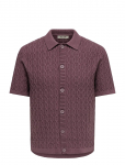 ONLY & SONS - Onstalon Life Reg Ss Shirt Knit - L&uuml;hikeste varrukatega kootud polos&auml;rgid - XXL