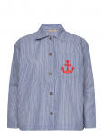 Stella Nova - Striped Anchor Embroidered Shirt - Pikkade varrukatega - 42