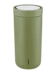 Stelton - To Go Click Vacuum Insulated Cup 0.4 L. Soft Fern Green - Termostopsid - 0.4 L