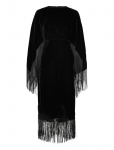 Malina - Tara Fringe Velvet Midi Dress - P&otilde;lveni ja midi - 36