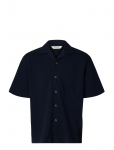 Selected - Slmrelaxsonny Waffle Ss Overshirt - L&uuml;hikeste varrukatega s&auml;rgid - M