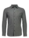 Lindbergh - Brushed Striped Shirt L/S - Vabaaja s&auml;rgid - XXL