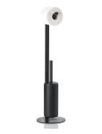 Zone Denmark - Toilet Butler With Brush Rim 74 Cm Black - WC hoidikud ja jalad - 20X20X74.5CM x 20