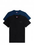 Tommy Jeans - Tjm Slim Linear Ss Tee 2Pack Ext - L&uuml;hikeste varrukatega - M