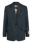 Stella Nova - Checked Oversized Wool Blazer - &Uuml;lisuured bleiserid - 42