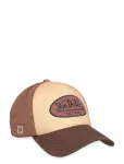Von Dutch - Oval Patch Brown/Beige Trucker Von Dutch - Nokam&uuml;tsid - ONE SIZE