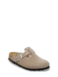 Birkenstock - Boston Rivet Leve Taupe - Madalad muulad - 37