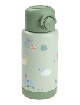 Done By Deer - Insulated Straw Bottle Playground Green 340 Ml - Nokaga tasssid - &Oslash; 7.5X 19CM