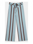 Laagam - Tashi Turquoise Striped Flow Pants - Lai jalg - S