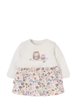 Boboli - Knit Dress Floral For Baby -Bci - Pikkade varrukatega vabaajakleidid - 56