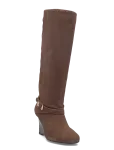 GANNI - Kat Slim Slouchy Boot Recycled Suede Pelinova - P&otilde;lveni saapad - 39