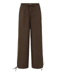 Bubbleroom - Tie Detail Cotton Trousers - Lai jalg - XS