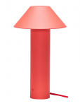 H&uuml;bsch - Tower Table Lamp Red - Laualambid - 19X32CM