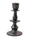 House Doctor - Candle Holder, Hdlucca, Black - K&uuml;&uuml;nlajalad - H:17.5CM.XL:9CM