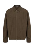 HAN Kj&oslash;benhavn - Zip-Up Boxy Shirt - Ruudulised s&auml;rgid - XL