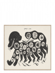 MADO - Chinese Dog, Black - 50X70 - Posters - 50X70CM