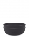 Filibabba - Silikone Sk&aring;l 2-Pak - Stone Grey - Kausid - ONE SIZE
