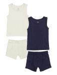 Copenhagen Colors - Rib Jersey 2Pack Tank-Top & Boxershorts - Aluspesukomplektid - 110