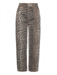 Ganni - Jeans Leopard - Sirged ja klassikalised - 28
