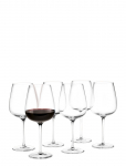 Holmegaard - Bouquet R&oslash;dvinsglas 62 Cl Klar 6 Stk. - Punase veini klaasid - 62 cl