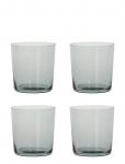 Aida - Raw Glass - Vandglas Smoke 4 Stk 37 Cl Sleeve Pakning - Joogiklaasid - 37 CL