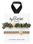 ByEloise - Olive & Gold - Juuksekummid - ONE SIZE