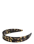 By Barb - Acetate Hair Band Dark Tortoise - Juuksekummid - ONE SIZE
