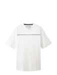 Tom Tailor - Printed Crewneck T-Shirt - L&uuml;hikeste varrukatega - S