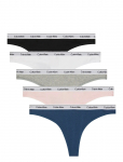 Calvin Klein - 5 Pack Thong (Low-Rise) - Stringid - XL