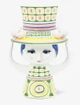 Bj&oslash;rn Wiinblad - Lady With Hat Vase H24.5 Cm Green - Big Vases - 24.5 cm