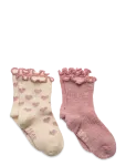 Minymo - Socks W. Lettuce Edge (2-Pack) - Sokid - 31\34