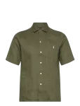 Polo Ralph Lauren - Classic Fit Linen Camp Shirt - L&uuml;hikeste varrukatega s&auml;rgid - XXL