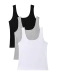 Calvin Klein - Scoop Neck Cotton Tank 3Pk - Topid - S