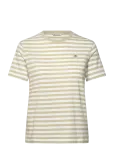 Gant - Reg Striped Shield Ss T-Shirt - L&uuml;hikeste varrukatega - S