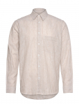 Mads N&oslash;rgaard - Cotton Linen Sune Stripe Shirt - Linased s&auml;rgid - XXL