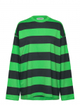 Weekday - Long-Sleeved Oversized Cotton T-Shirt - Pikkade varrukatega - XS