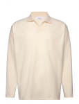 Lindbergh - V-Neck Jacquard Polo L/S - Pikkade varrukatega - M