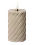 C'est Bon - Spiralled Led Pillar Candle - LED-k&uuml;&uuml;nlad - H11CM