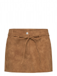 Monki - Low Waisted Faux Suede Mini Skirt - L&uuml;hikesed seelikud - 50