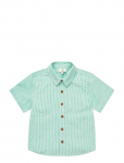 Copenhagen Colors - Seersucker Ss Shirt - L&uuml;hikeste varrukatega s&auml;rgid - 110