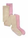 Minymo - 2-Pack Stockings W. Pattern - Sukkp&uuml;ksid - 80\86
