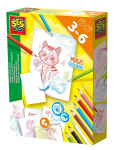 SES Creative - Scratch Colour Cards - Magic - V&auml;rvimis- ja meisterdamisraamatud - ONE SIZE
