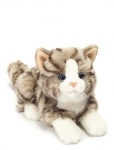 Teddy Hermann - Lying Cat Grey 20 Cm - Pehmed loomad - 20 CM